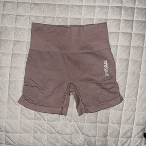 Gymshark Pink Athletic Shorts with High Waistband and Snug Fit
